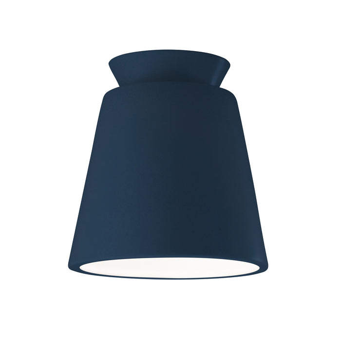 Justice Designs CER-6170-MID One Light Flush-Mount, Midnight Sky