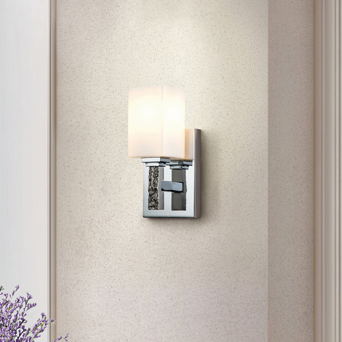 Lucas + McKearn BB1101PC-1 One Light Bath, Polished Chrome