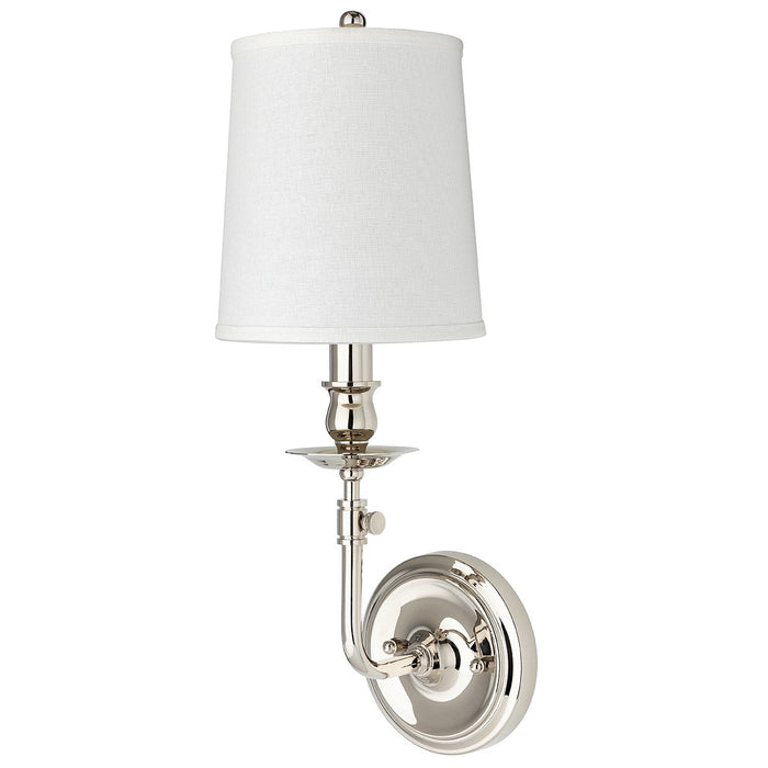 Hudson Valley 171-PN One Light Wall Sconce, Polished Nickel
