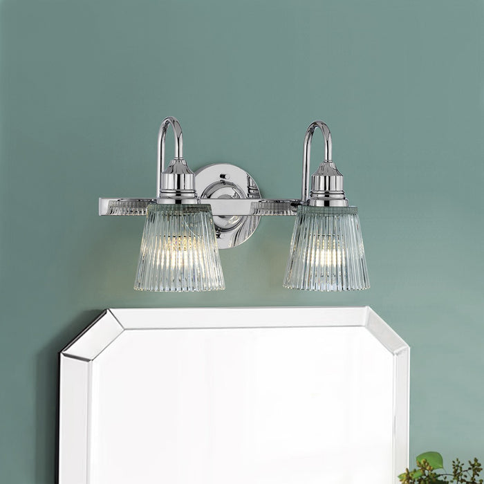 Lucas + McKearn BB-ADDISON2-PC LED Bath Light, Polished Chrome