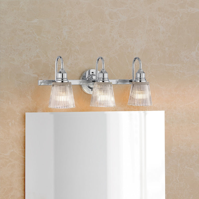 Lucas + McKearn BB-ADDISON3-PC LED Bath Light, Polished Chrome