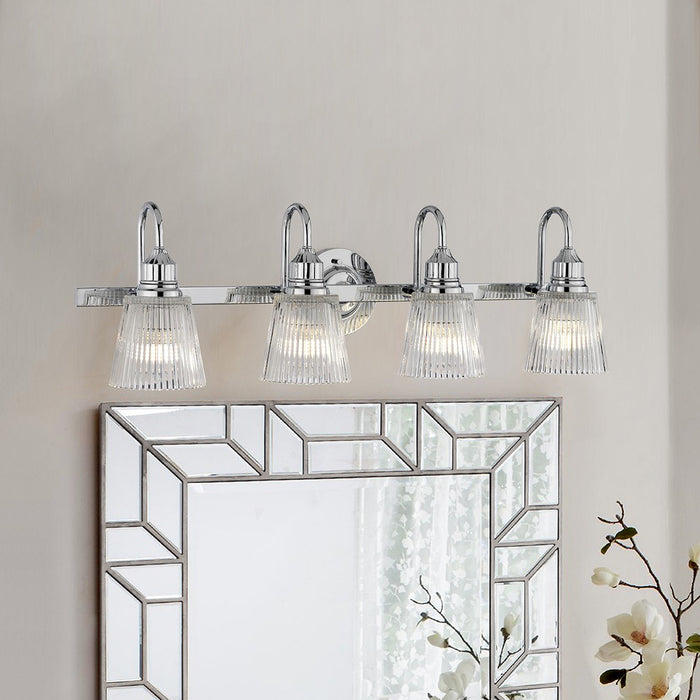 Lucas + McKearn BB-ADDISON4-PC LED Bath Light, Polished Chrome