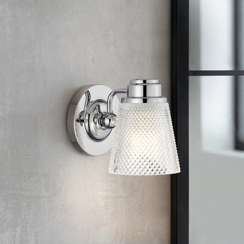 Lucas + McKearn BB-HUDSON1-PC LED Bath Light, Polished Chrome