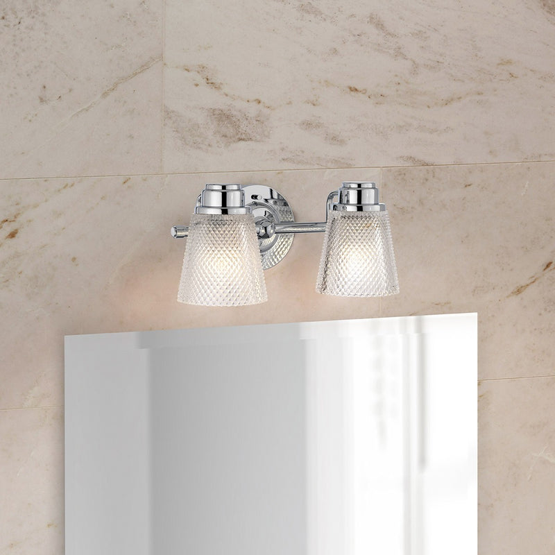 Lucas + McKearn BB-HUDSON2-PC LED Bath Light, Polished Chrome