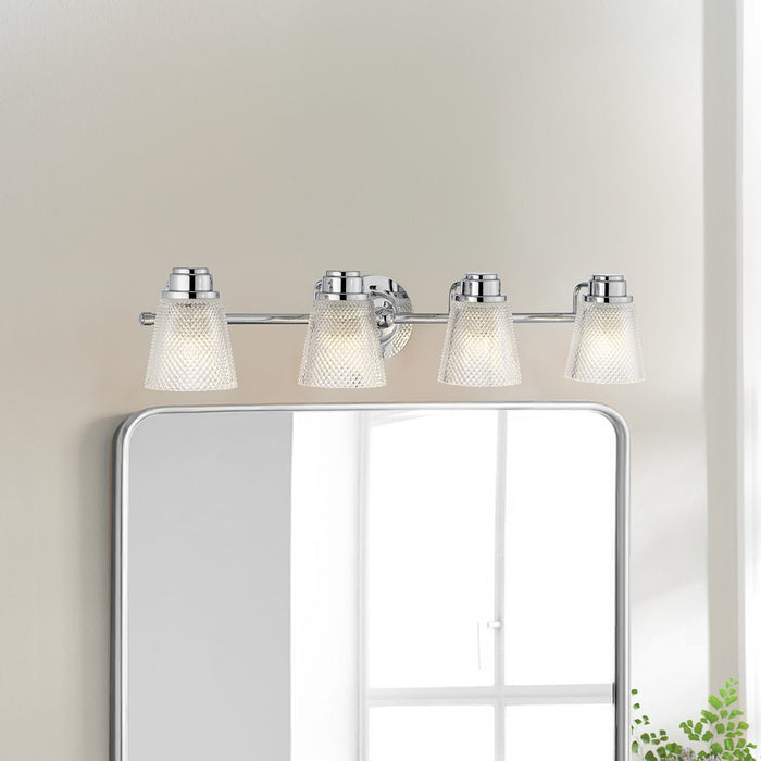 Lucas + McKearn BB-HUDSON4-PC LED Bath Light, Polished Chrome