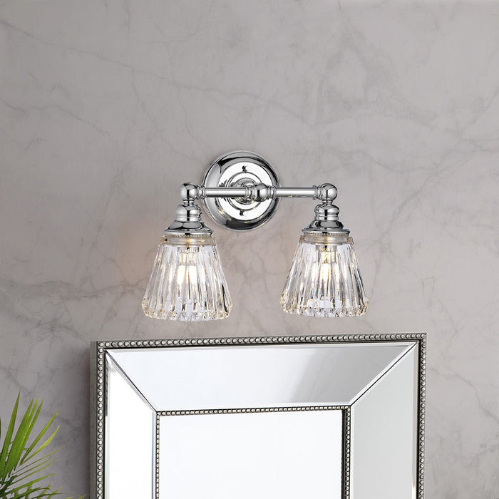 Lucas + McKearn BB-KEYNES2-PC LED Bath Light, Polished Chrome