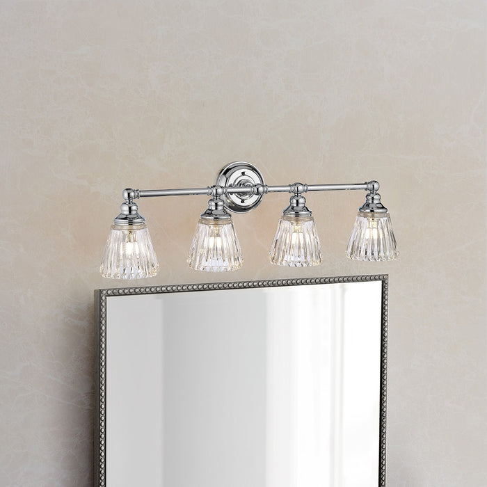 Lucas + McKearn BB-KEYNES4-PC LED Bath Light, Polished Chrome