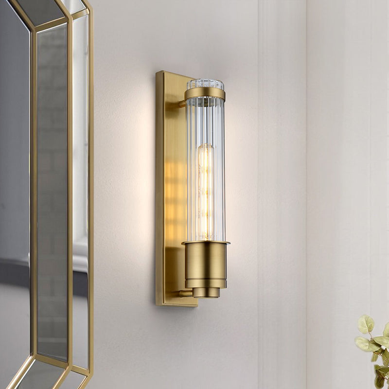 Lucas + McKearn BB-WELLINGTON-AB One Light Bath, Aged Brass