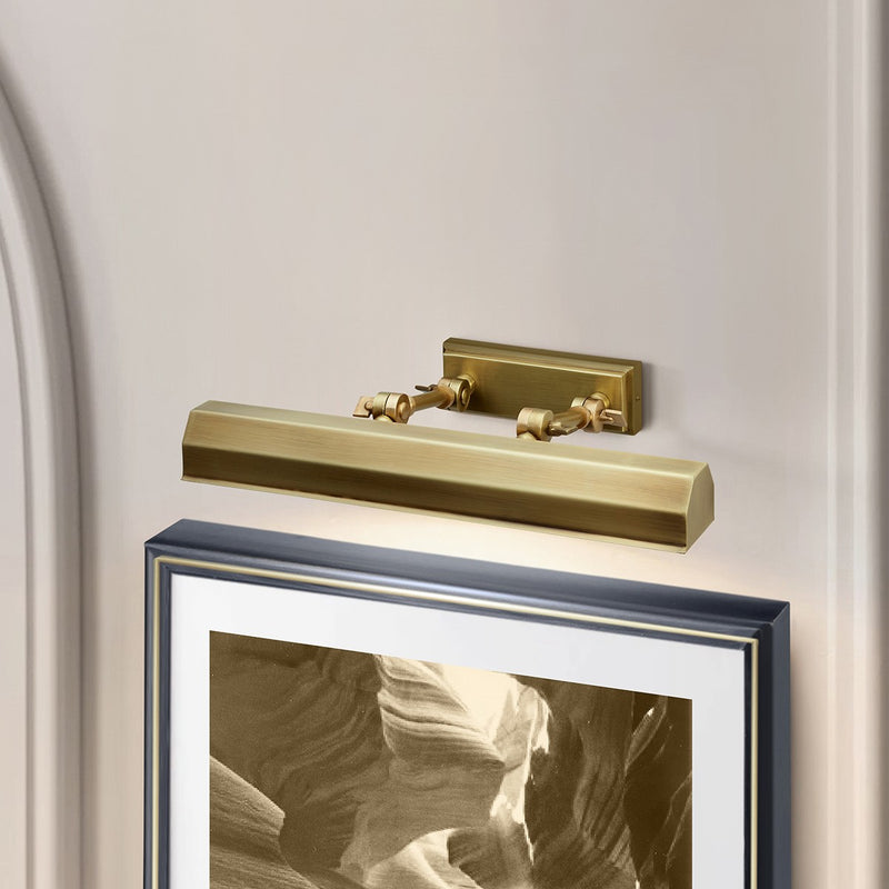 Lucas + McKearn CHAWTONPLM-AB One Light Picture Light, Aged Brass