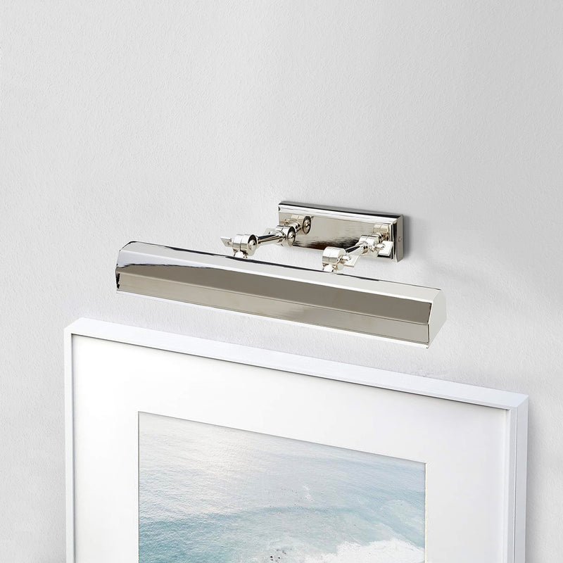 Lucas + McKearn CHAWTONPLM-PN One Light Picture Light, Polished Nickel