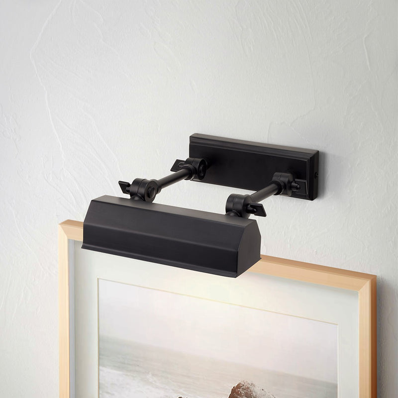 Lucas + McKearn CHAWTONPLS-BK One Light Picture Light, Black