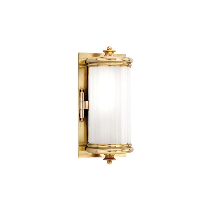 Hudson Valley 951-AGB One Light Bath Bracket, Aged Brass