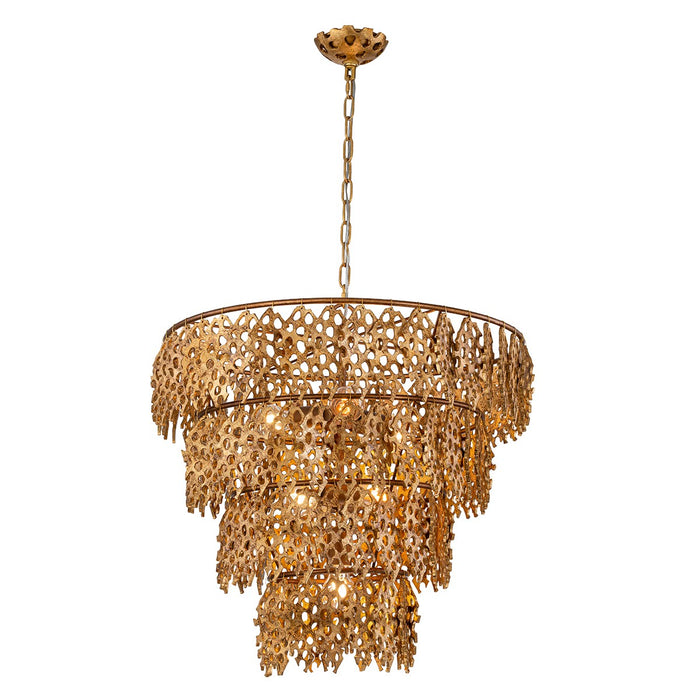 Lucas + McKearn PD9710G-6 Six Light Pendant, Gold