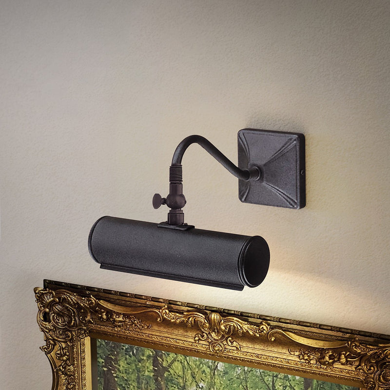 Lucas + McKearn PL1-10 BLK One Light Picture Light, Black
