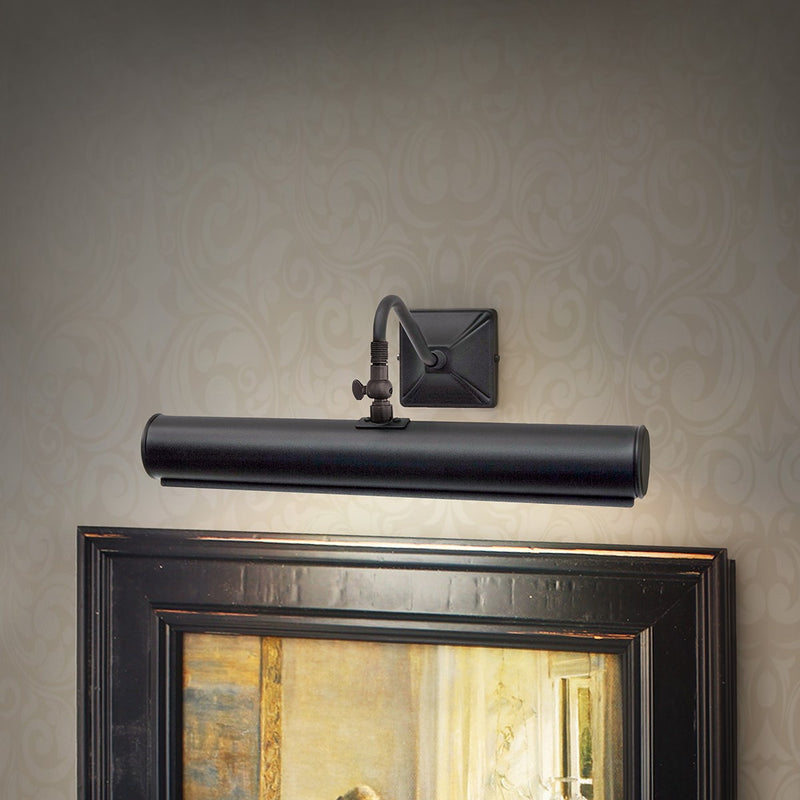 Lucas + McKearn PL1-20 BLK Two Light Picture Light, Black