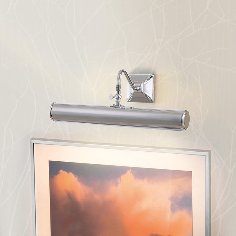 Lucas + McKearn PL1-20 PC Two Light Picture Light, Polished Chrome