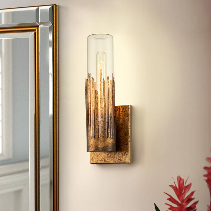Lucas + McKearn SC10504G-1 One Light Wall Sconce, Gold