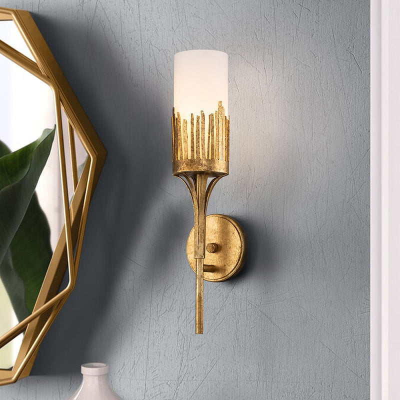 Lucas + McKearn SC10508G-1 One Light Wall Sconce, Gold