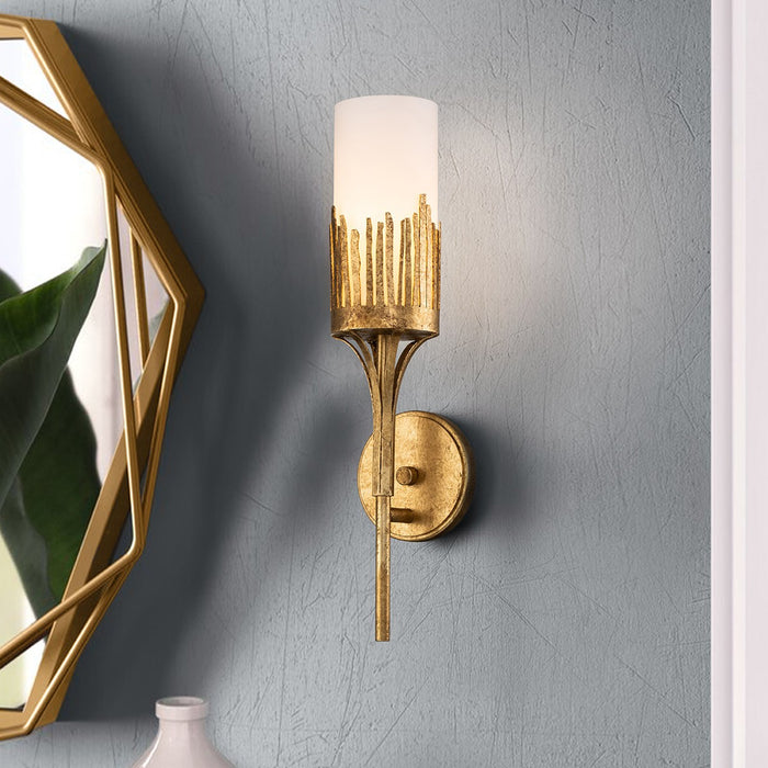 Lucas + McKearn SC10508G-1 One Light Wall Sconce, Gold