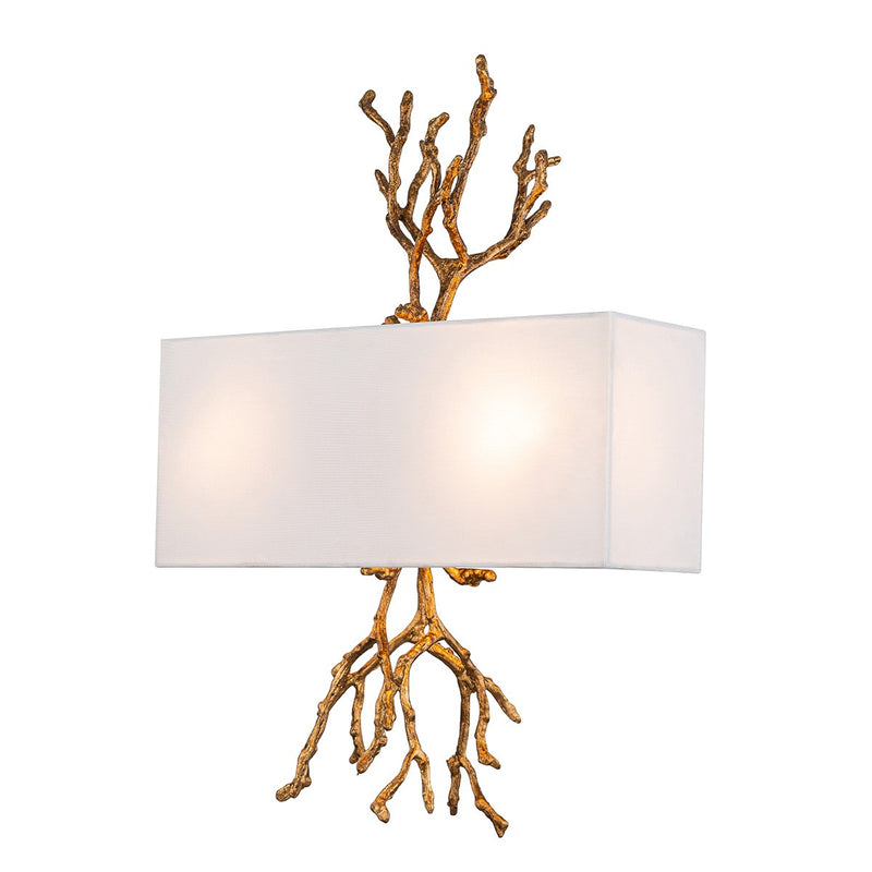 Lucas + McKearn SC7390G-2 Two Light Wall Sconce, Gold