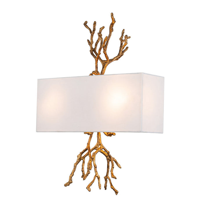 Lucas + McKearn SC7390G-2 Two Light Wall Sconce, Gold