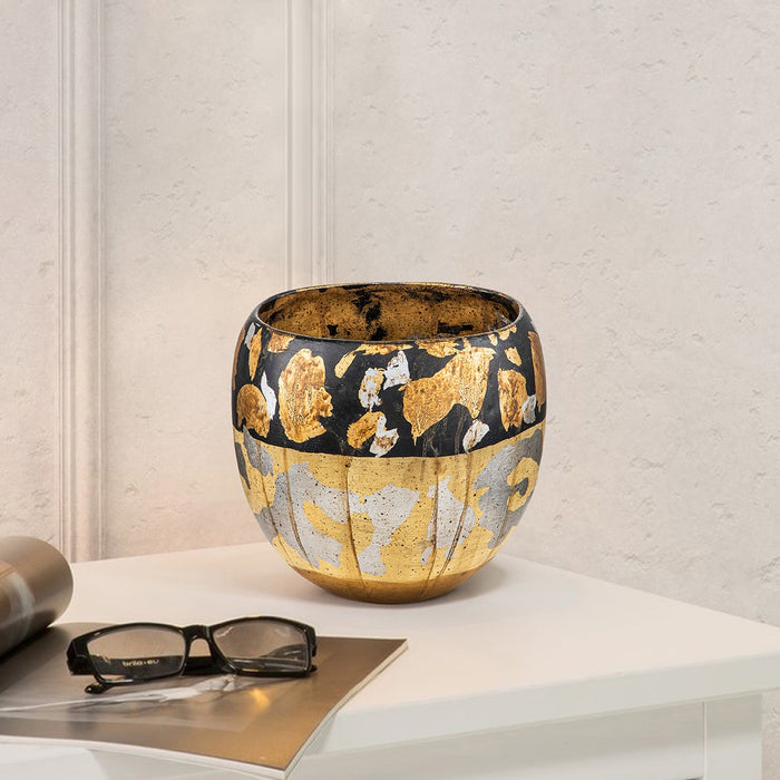 Lucas + McKearn SI1136 Bowl, Gold Leaf