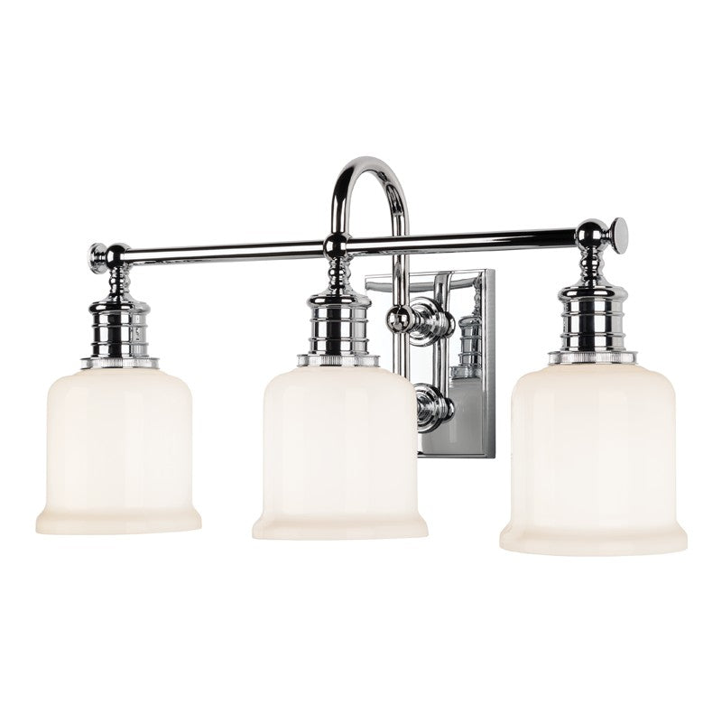 Hudson Valley 1973-PC Three Light Bath Bracket, Polished Chrome