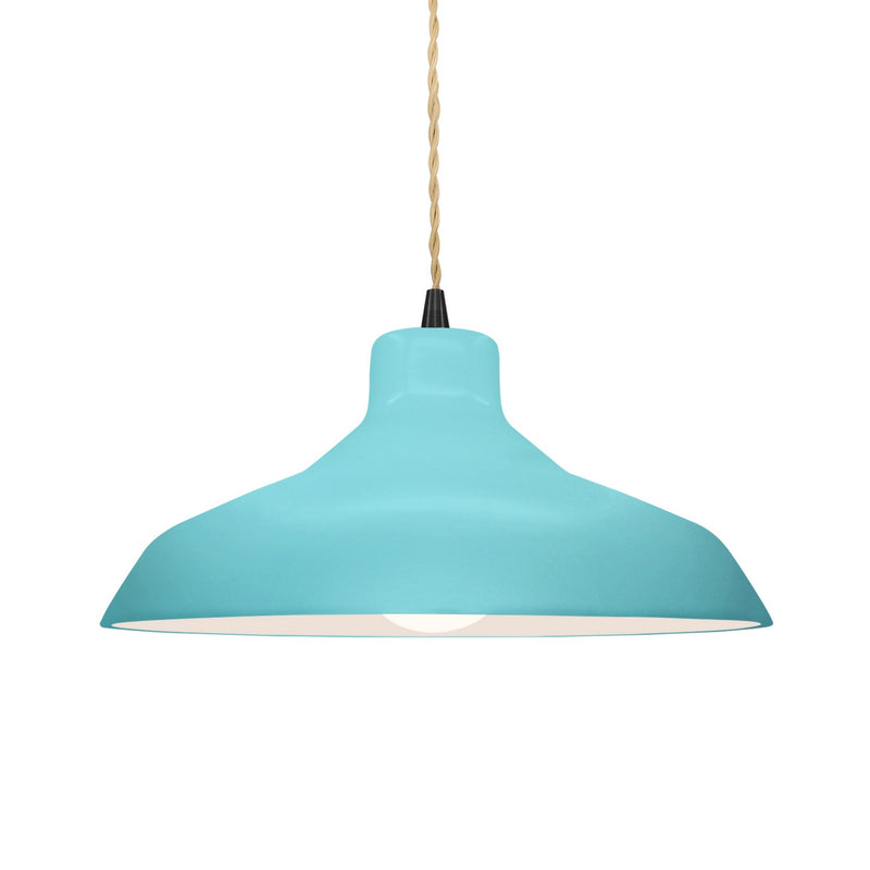 Justice Designs CER-6263-RFPL-MBLK-BEIG-TWST One Light Pendant, Reflecting Pool