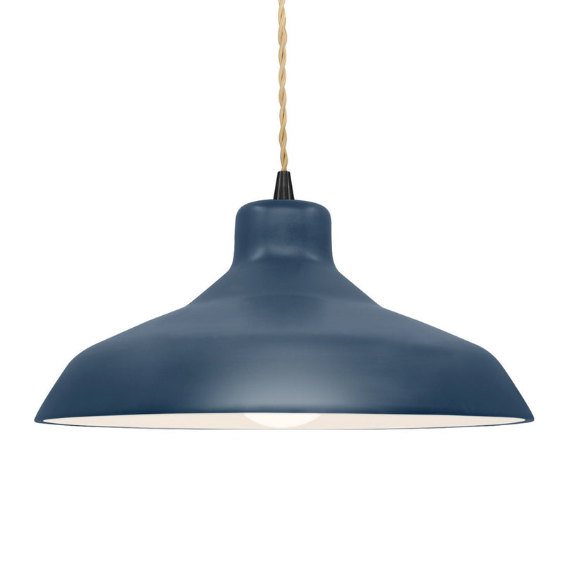 Justice Designs CER-6265-MID-MBLK-BEIG-TWST One Light Pendant, Midnight Sky