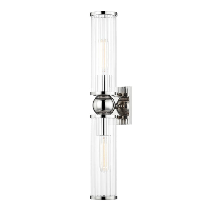 Hudson Valley 5272-PN Two Light Wall Sconce, Polished Nickel
