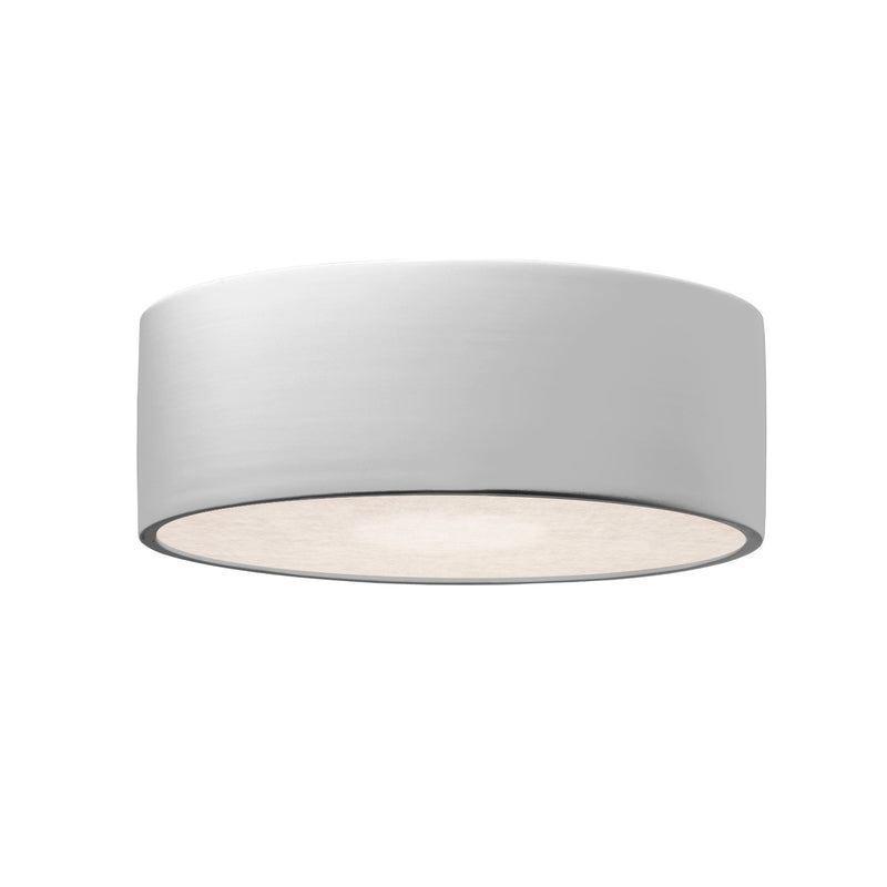 Justice Designs CER-6290-WHT LED Flush-Mount, Gloss White