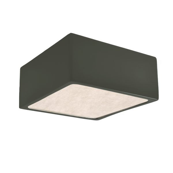 Justice Designs CER-6295-PWGN LED Flush-Mount, Pewter Green