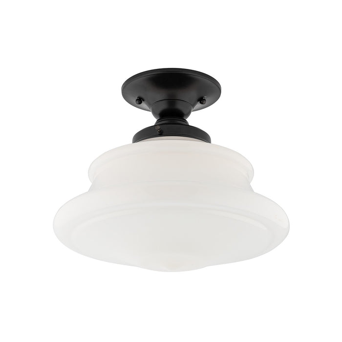 Hudson Valley 3412F-OB One Light Semi Flush Mount, Old Bronze