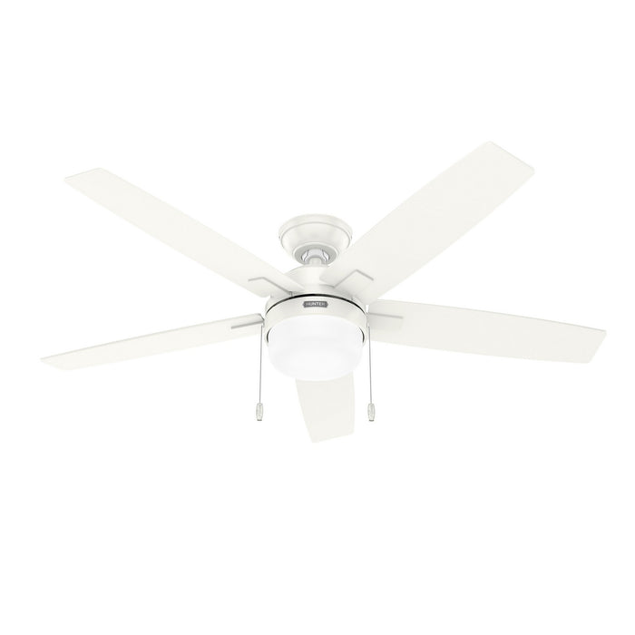 Hunter 52773 52" Ceiling Fan, Fresh White