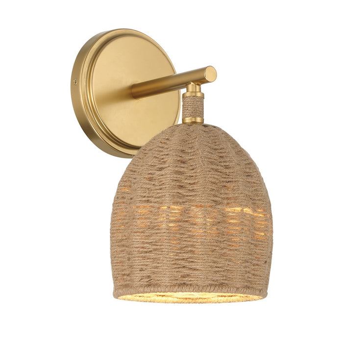 Crystorama JAC-10501-SG LED Wall Sconce, Soft Gold