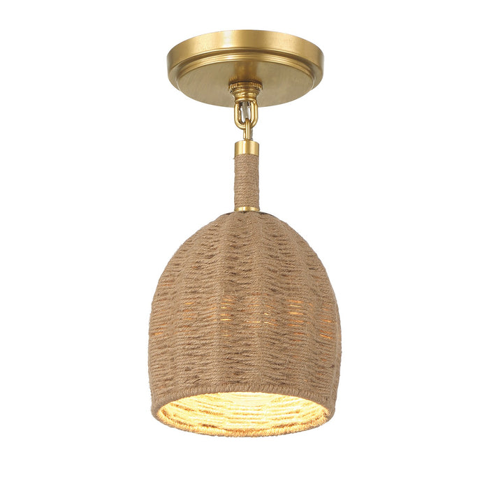 Crystorama JAC-10502-SG_CEILING LED Semi Flush Mount, Soft Gold