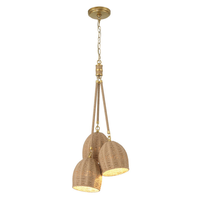 Crystorama JAC-10507-SG LED Pendant, Soft Gold
