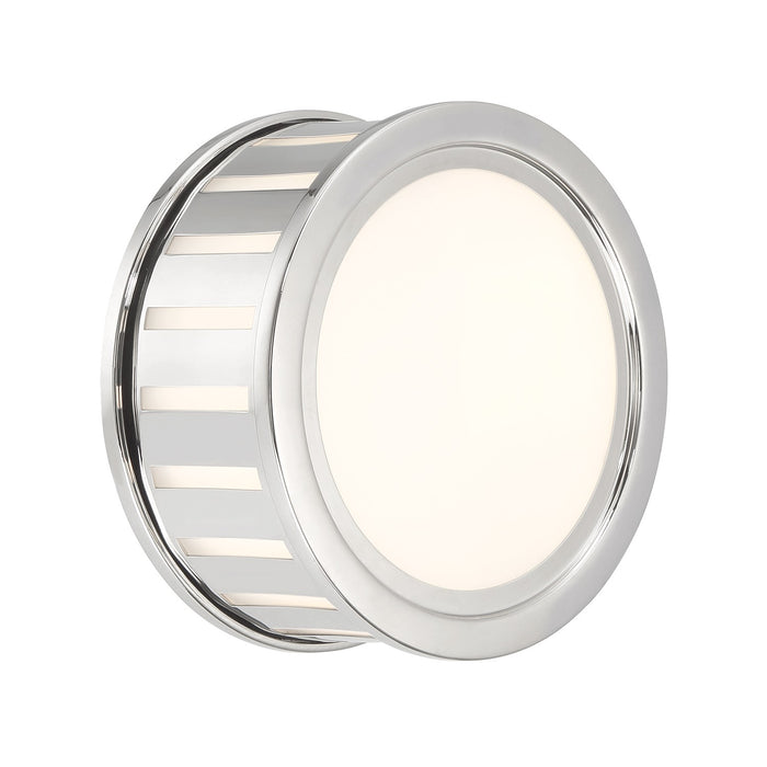 Crystorama KEN-2200W-PN Two Light Wall Sconce, Polished Nickel