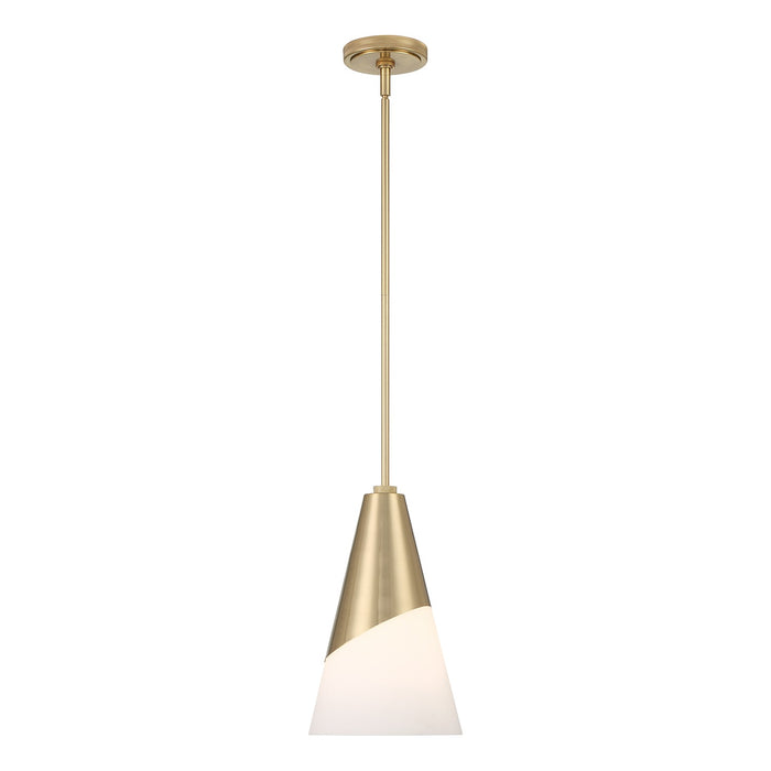 Crystorama TOR-901-VG One Light Pendant, Vibrant Gold