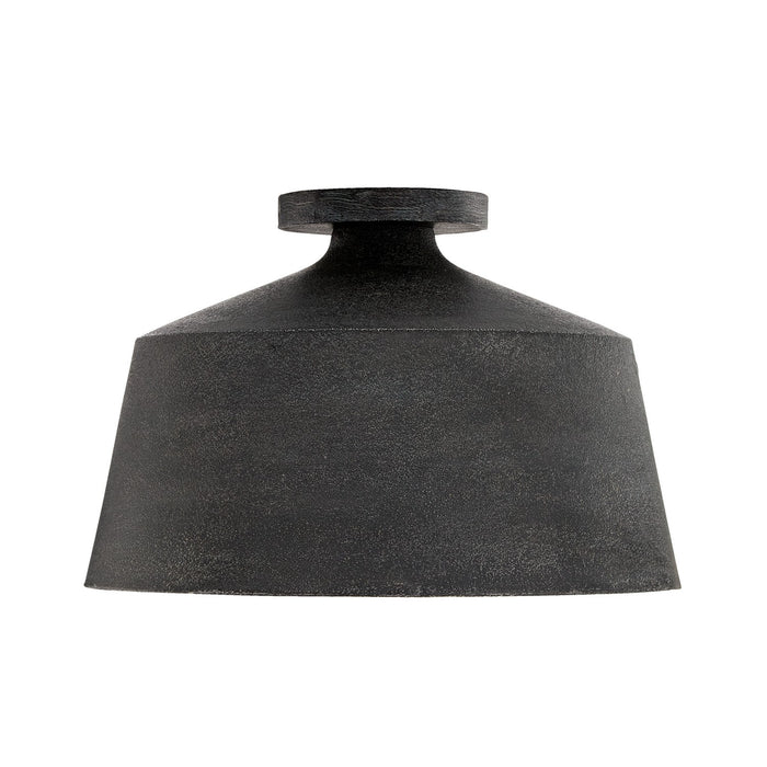 Capital Lighting 235311QY One Light Semi Flush Mount, Quarry