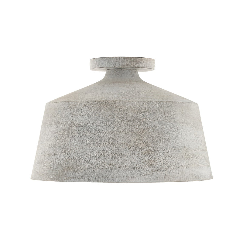 Capital Lighting 235311SC One Light Semi Flush Mount, Stucco