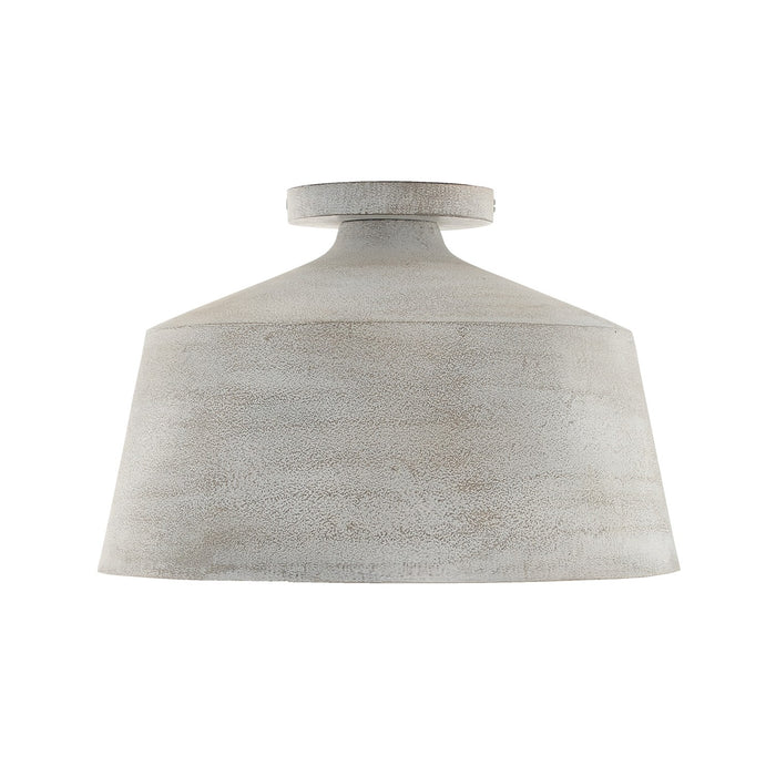 Capital Lighting 235311SC One Light Semi Flush Mount, Stucco