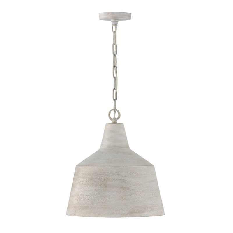Capital Lighting 335311SC One Light Pendant, Stucco