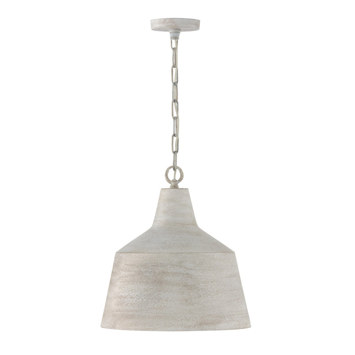 Capital Lighting 335311SC One Light Pendant, Stucco