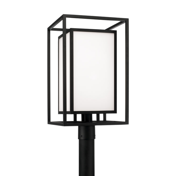 Capital Lighting 953115BK One Light Outdoor Post Lantern, Black