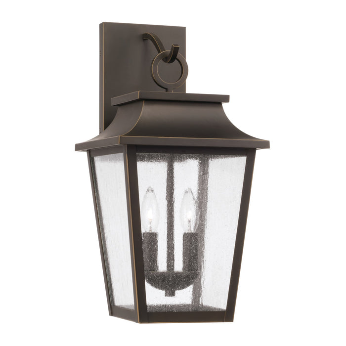 Capital Lighting 953321OZ Two Light Outdoor Wall Lantern, Oiled Bronze