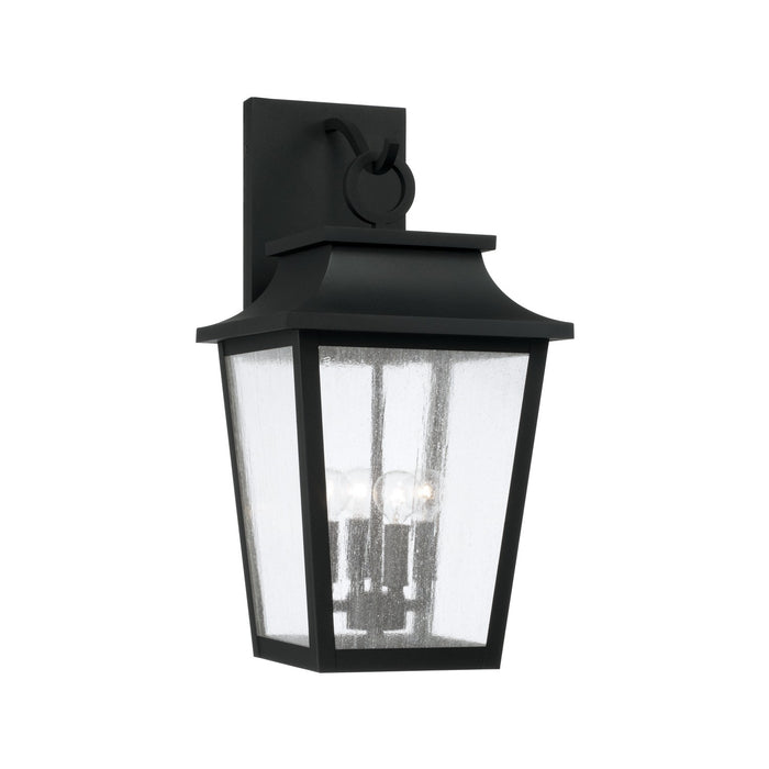 Capital Lighting 953341BK Four Light Outdoor Wall Lantern, Black