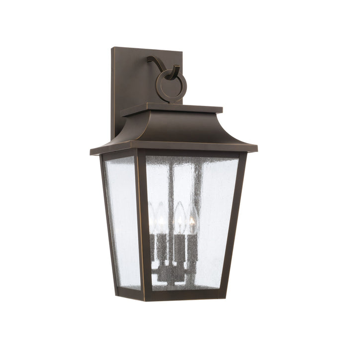 Capital Lighting 953341OZ Four Light Outdoor Wall Lantern, Oiled Bronze