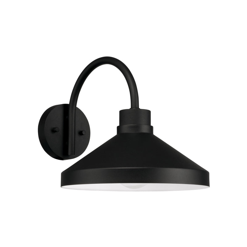Capital Lighting 953511BK One Light Outdoor Wall Lantern, Black