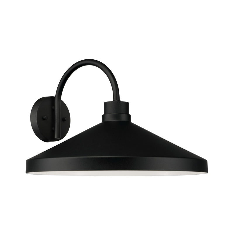 Capital Lighting 953513BK One Light Outdoor Wall Lantern, Black
